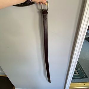 Vintage Cole Haan Brown Leather Belt